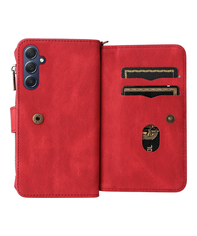 Housse portefeuille Samsung Galaxy A17 5G à lanière