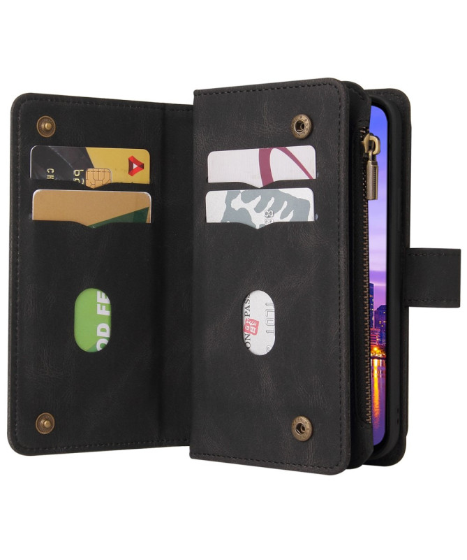 Housse portefeuille Samsung Galaxy A17 5G à lanière