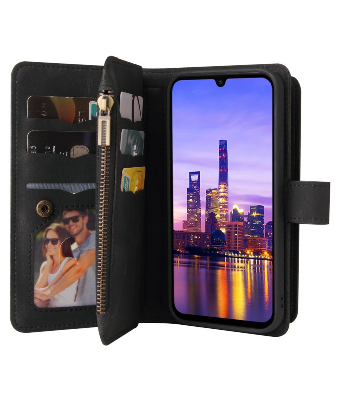 Housse portefeuille Samsung Galaxy A17 5G à lanière