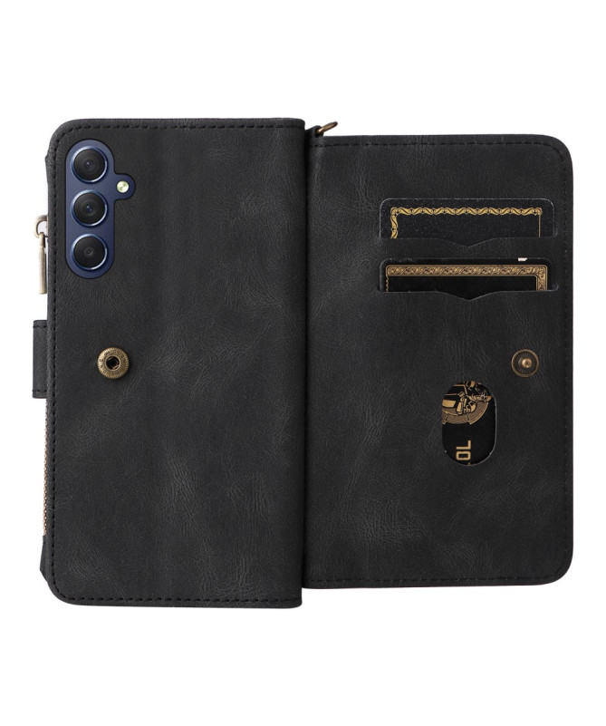 Housse portefeuille Samsung Galaxy A17 5G à lanière