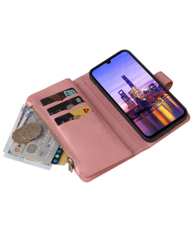 Housse portefeuille Samsung Galaxy A17 5G à lanière