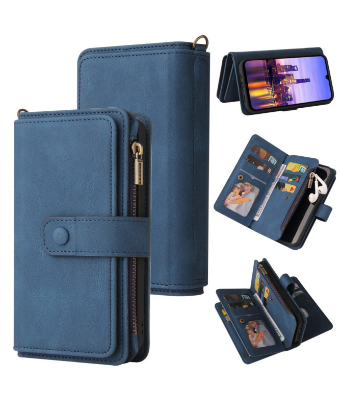 Housse portefeuille Samsung Galaxy A17 5G à lanière