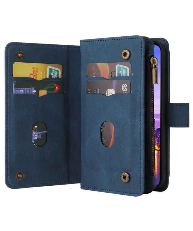 Housse portefeuille Samsung Galaxy A17 5G à lanière