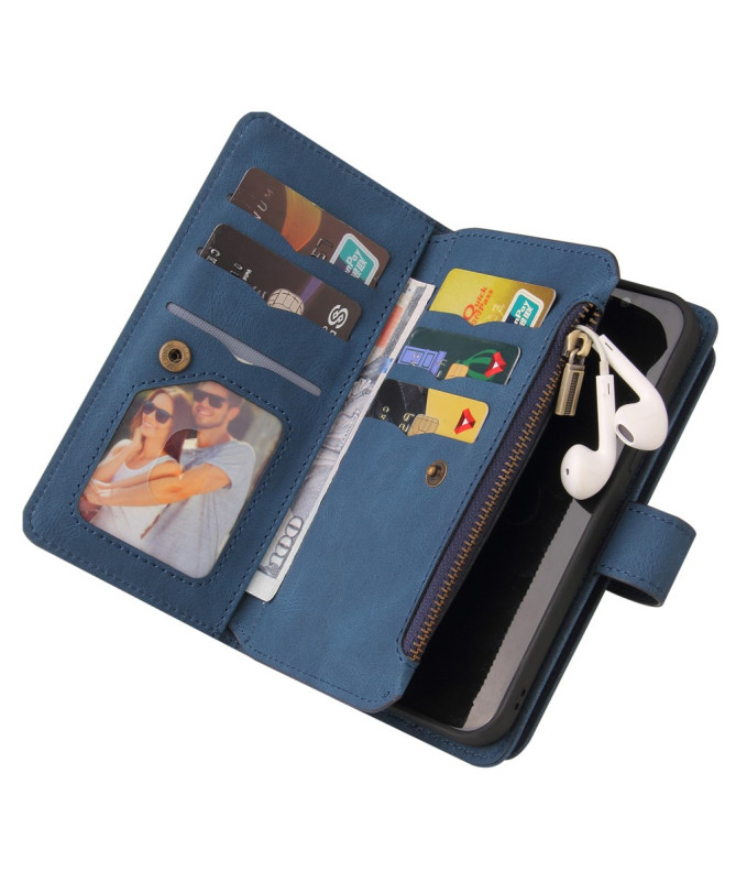 Housse portefeuille Samsung Galaxy A17 5G à lanière