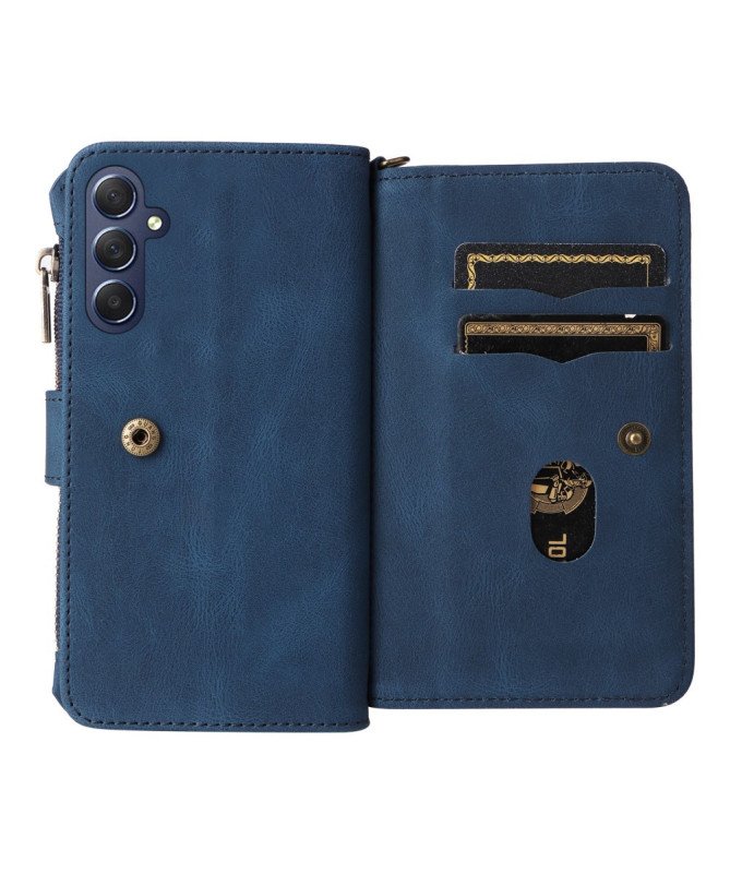 Housse portefeuille Samsung Galaxy A17 5G à lanière