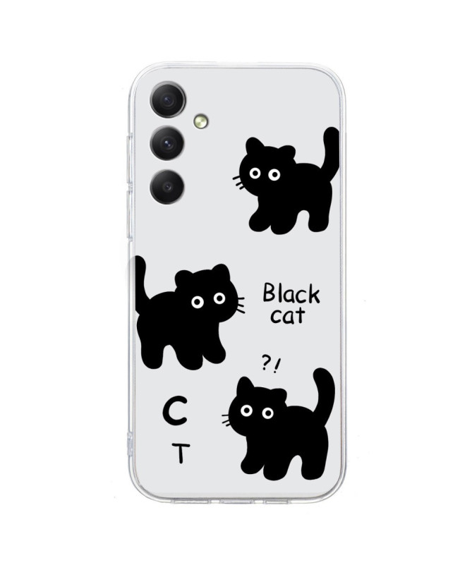 Coque Samsung Galaxy A17 5G / A26 5G Black Cat