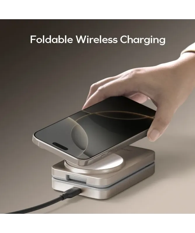 Chargeur 3-en-1 Pliable Magnétique Momax Qi2