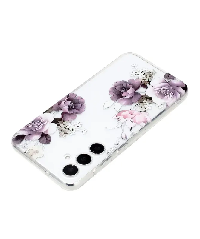 Coque Samsung Galaxy A17 5G / A26 5G Pivoines Violettes