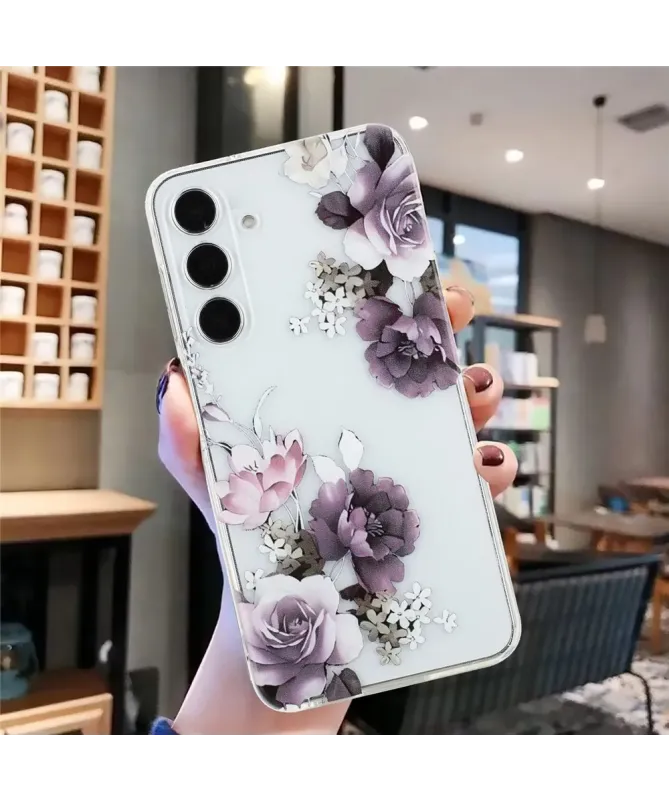 Coque Samsung Galaxy A17 5G / A26 5G Pivoines Violettes