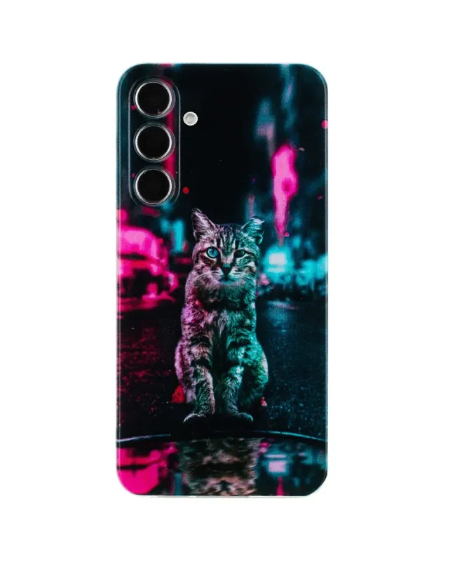 Coque Samsung Galaxy A17 5G / A26 5G Chat Néon