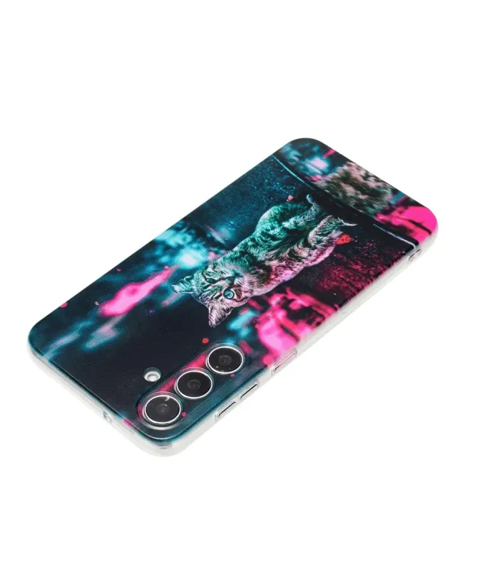 Coque Samsung Galaxy A17 5G / A26 5G Chat Néon