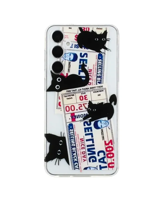 Coque Samsung Galaxy A17 5G / A26 5G 4 Chats Noirs
