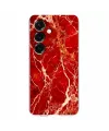 Coque Samsung Galaxy A26 5G / A17 5G Marbre Rouge