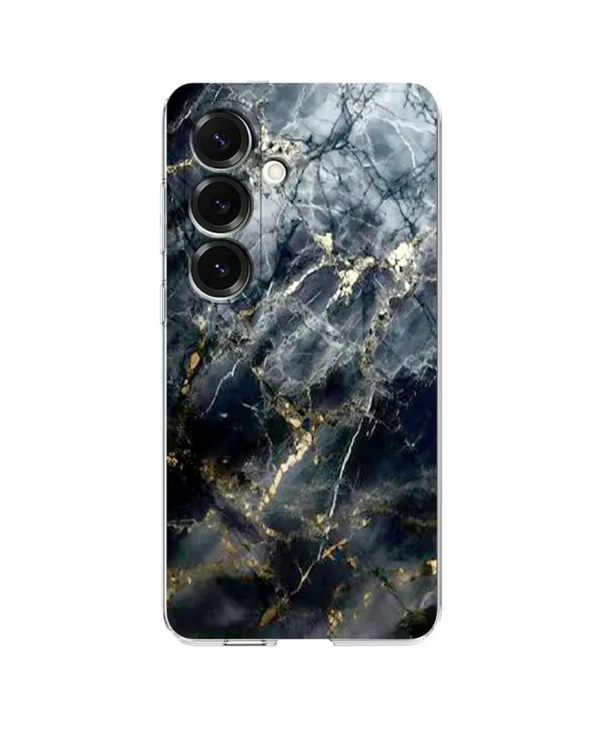 Coque Samsung Galaxy A26 5G / A17 5G Marbre Noir et Or