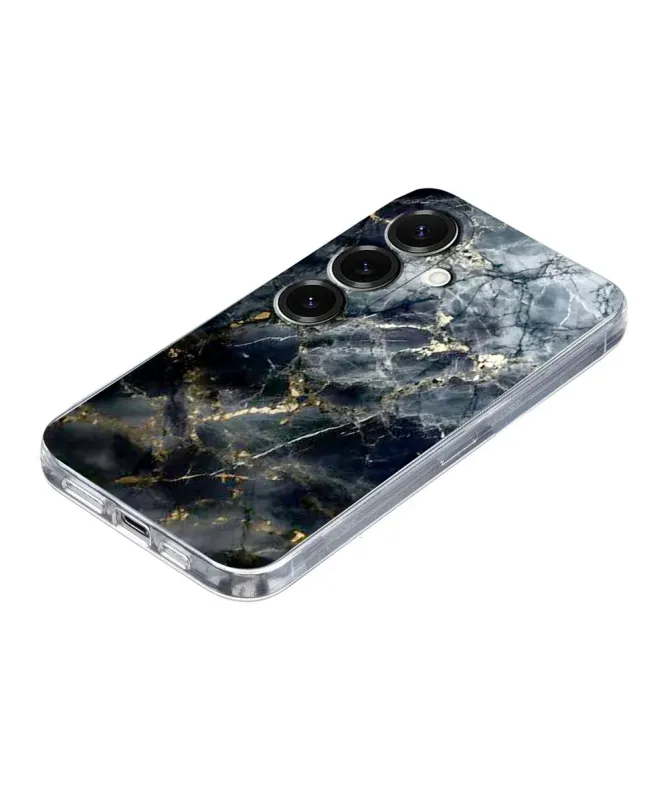 Coque Samsung Galaxy A26 5G / A17 5G Marbre Noir et Or