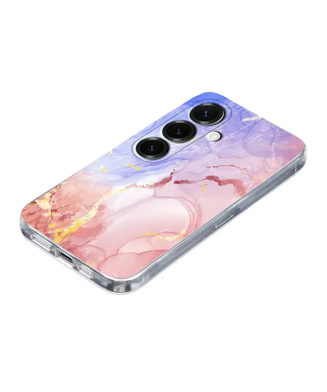 Coque Samsung Galaxy A26 5G / A17 5G Marbre Rose et Or