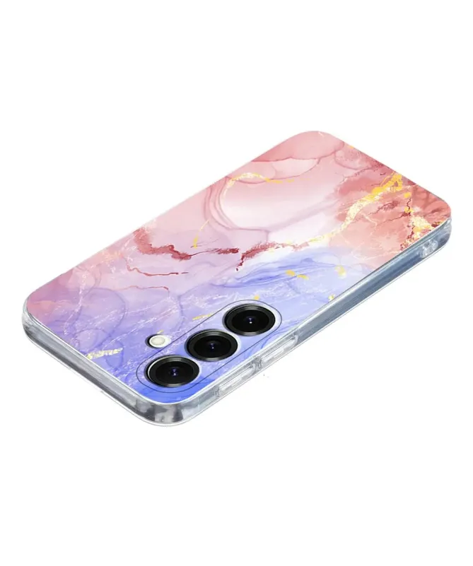 Coque Samsung Galaxy A26 5G / A17 5G Marbre Rose et Or
