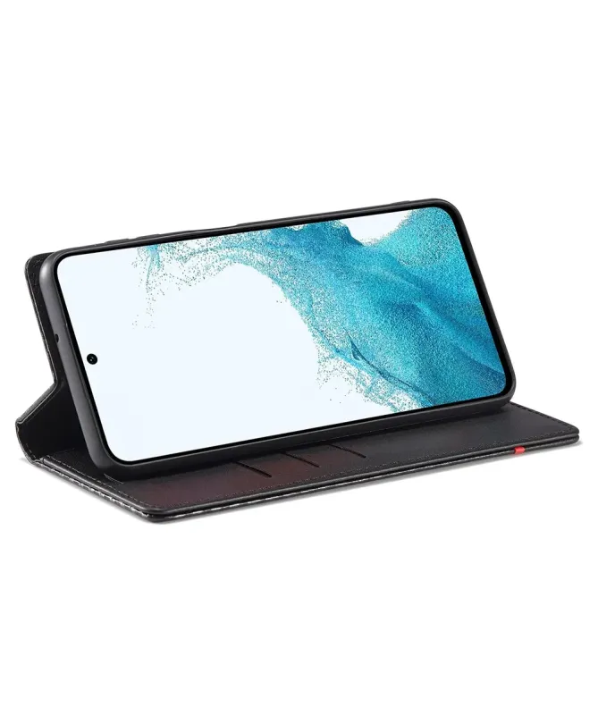 Flip cover Samsung Galaxy A17 5G fibre de carbone Vertical Stripe