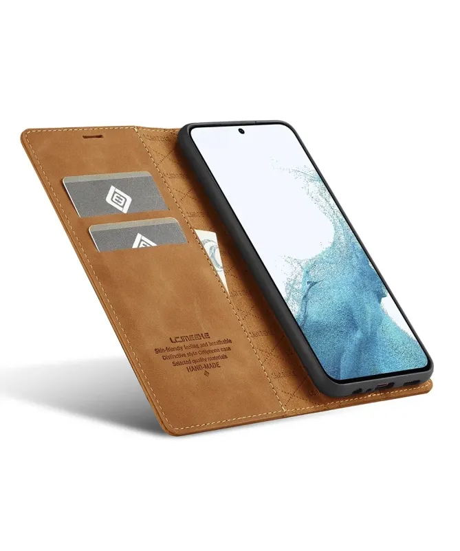 Flip Cover Samsung Galaxy A17 5G Cuir Microfibre