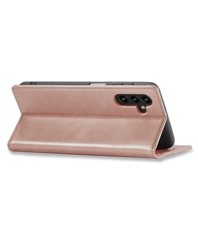 Flip Cover Samsung Galaxy A17 5G Cuir Microfibre
