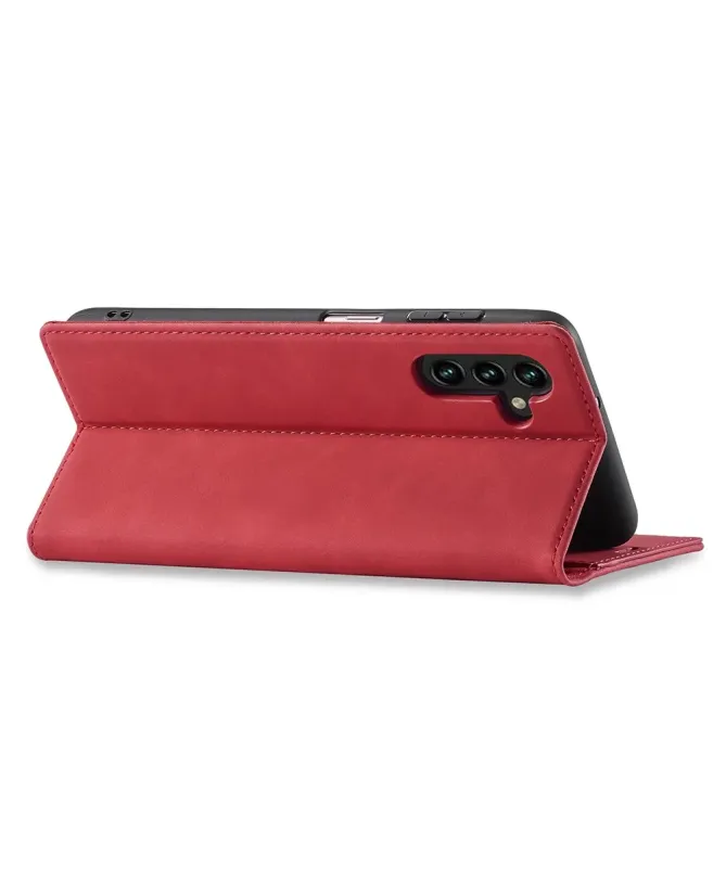 Flip Cover Samsung Galaxy A17 5G Cuir Microfibre