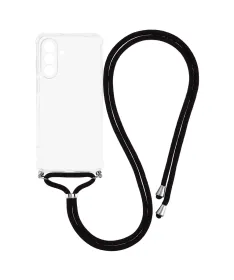 Coque Samsung Galaxy A17 5G transparente avec cordon | Cléos