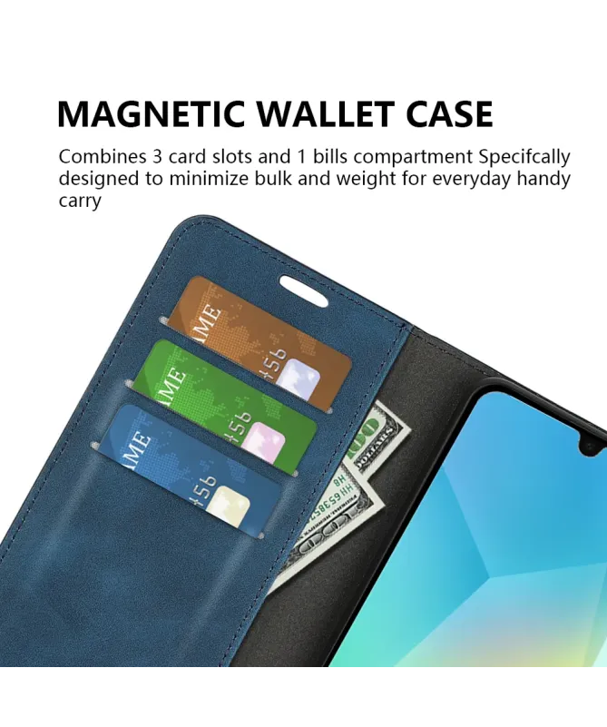 Étui Samsung Galaxy A17 5G simili cuir fonction stand