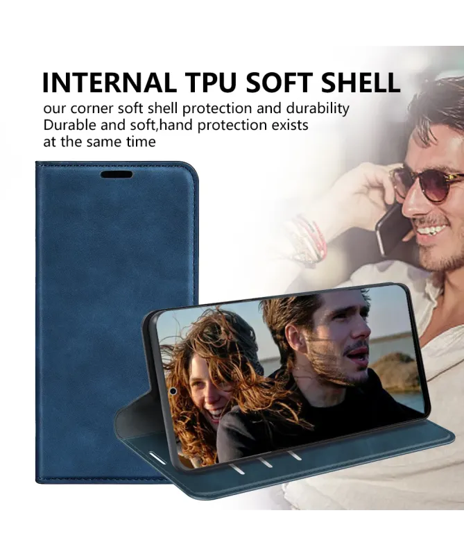 Étui Samsung Galaxy A17 5G simili cuir fonction stand