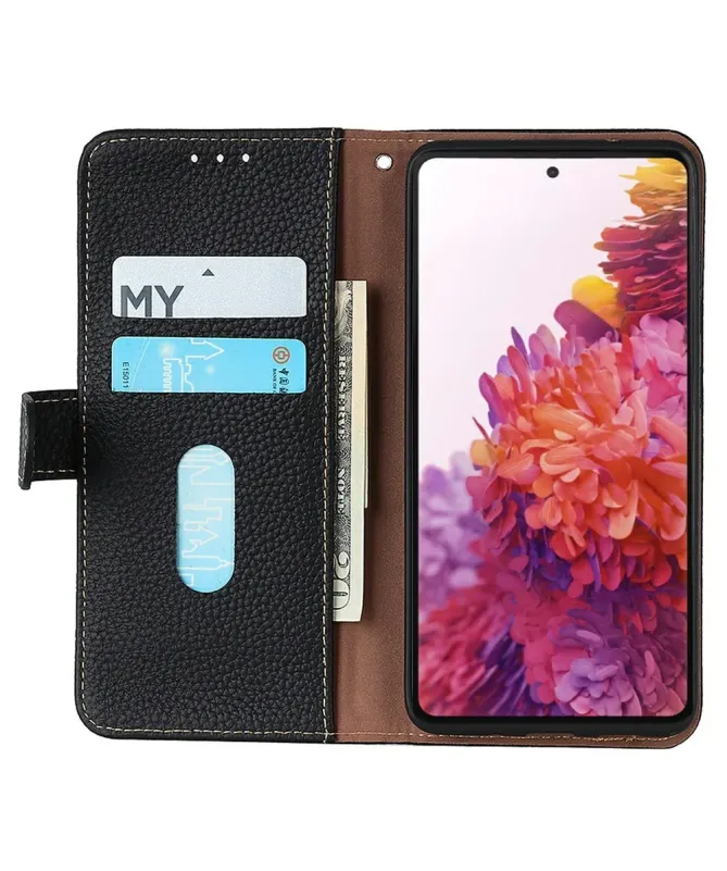 Housse Samsung Galaxy A17 5G / A26 5G Cuir Grainé KHAZNEH