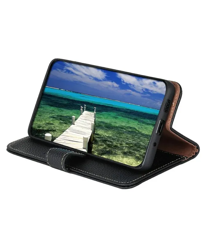Housse Samsung Galaxy A17 5G / A26 5G Cuir Grainé KHAZNEH