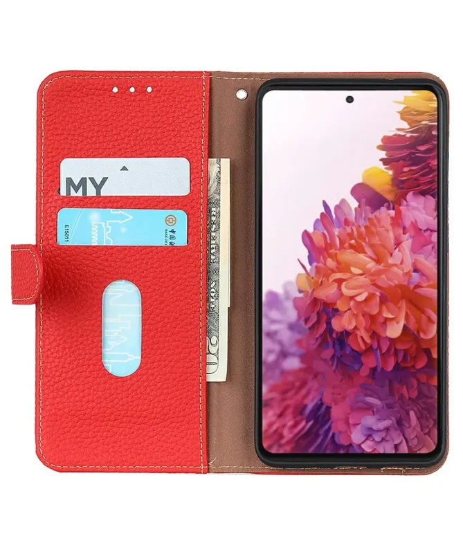 Housse Samsung Galaxy A17 5G / A26 5G Cuir Grainé KHAZNEH