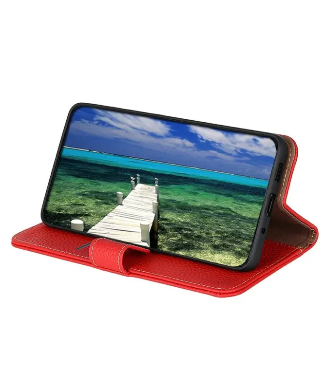 Housse Samsung Galaxy A17 5G / A26 5G Cuir Grainé KHAZNEH