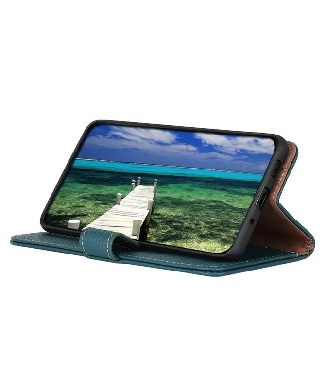 Housse Samsung Galaxy A17 5G / A26 5G Cuir Grainé KHAZNEH