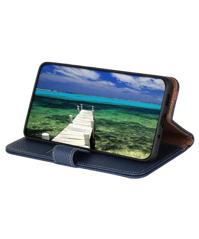 Housse Samsung Galaxy A17 5G / A26 5G Cuir Grainé KHAZNEH