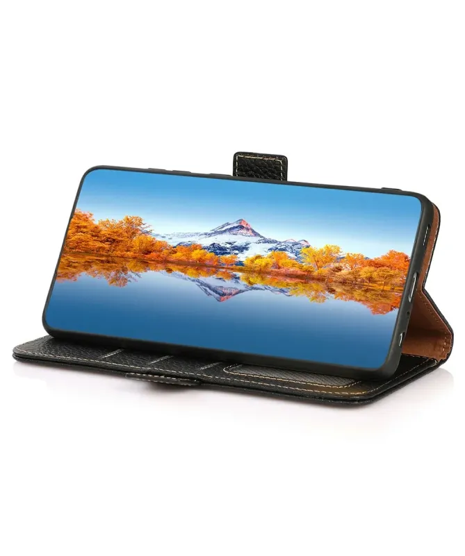 Housse Samsung Galaxy A17 5G / A26 5G KHAZNEH cuir grainé first