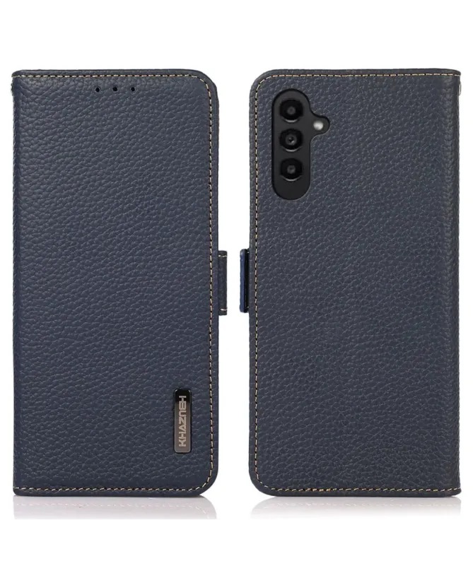 Housse Samsung Galaxy A17 5G / A26 5G KHAZNEH cuir grainé first