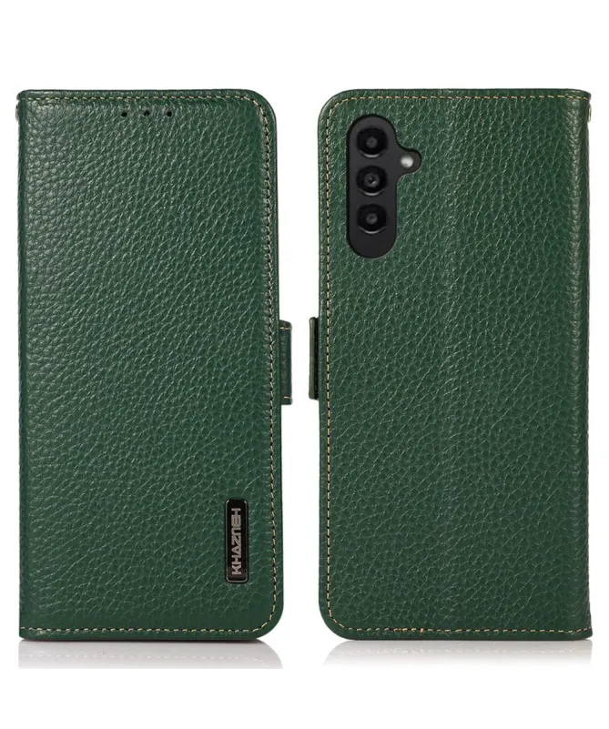 Housse Samsung Galaxy A17 5G / A26 5G KHAZNEH cuir grainé first