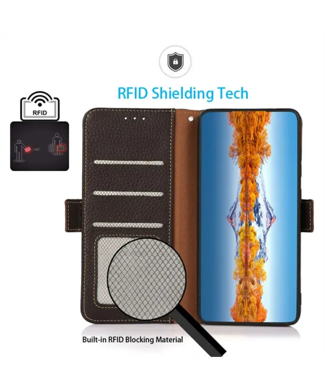 Housse Samsung Galaxy A17 5G / A26 5G KHAZNEH cuir grainé first