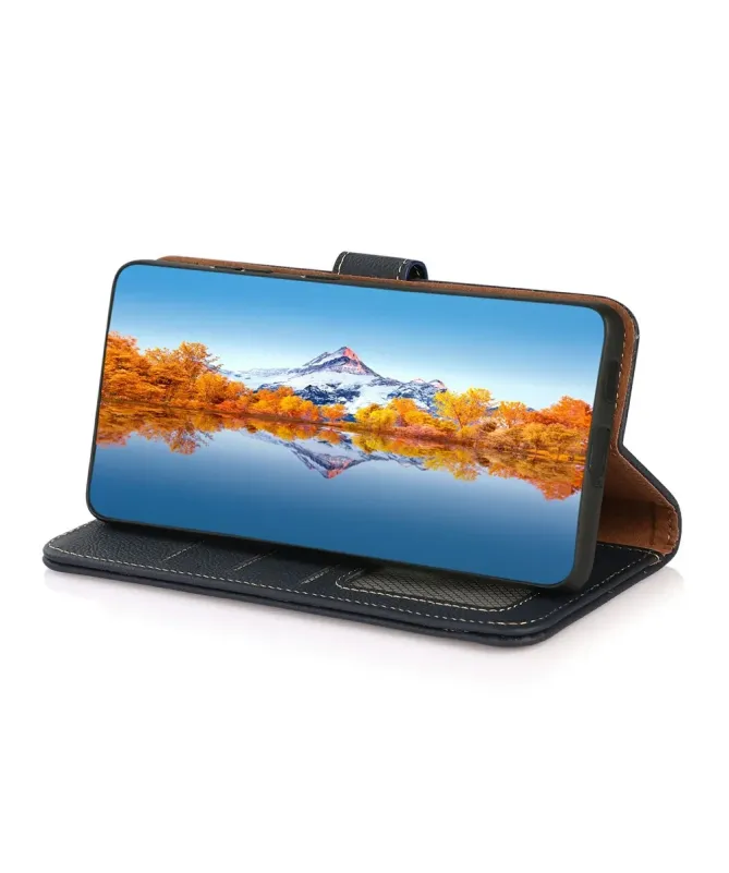 Housse Samsung Galaxy A17 5G / A26 5G KHAZNEH Classic en cuir