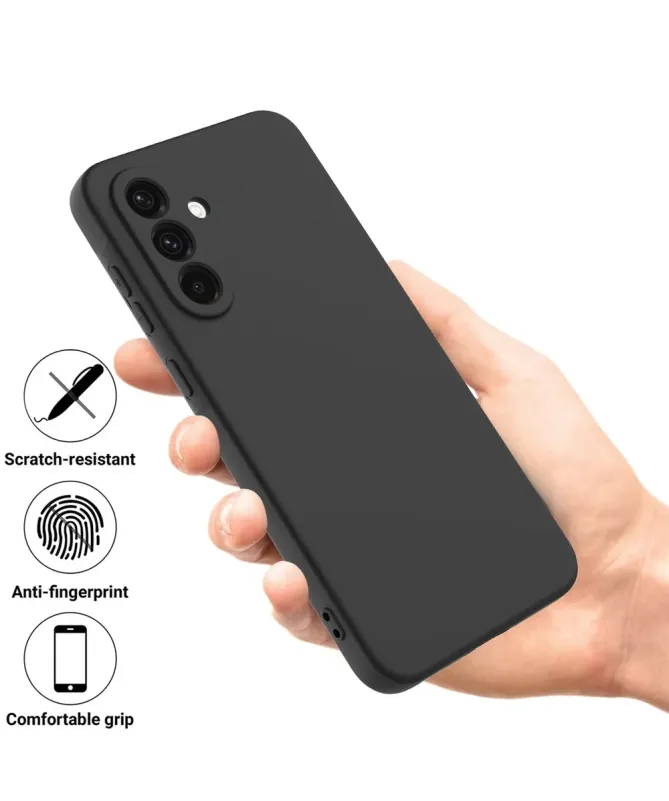 Coque Samsung Galaxy A17 5G Puro silicone liquide Noir - photo 2