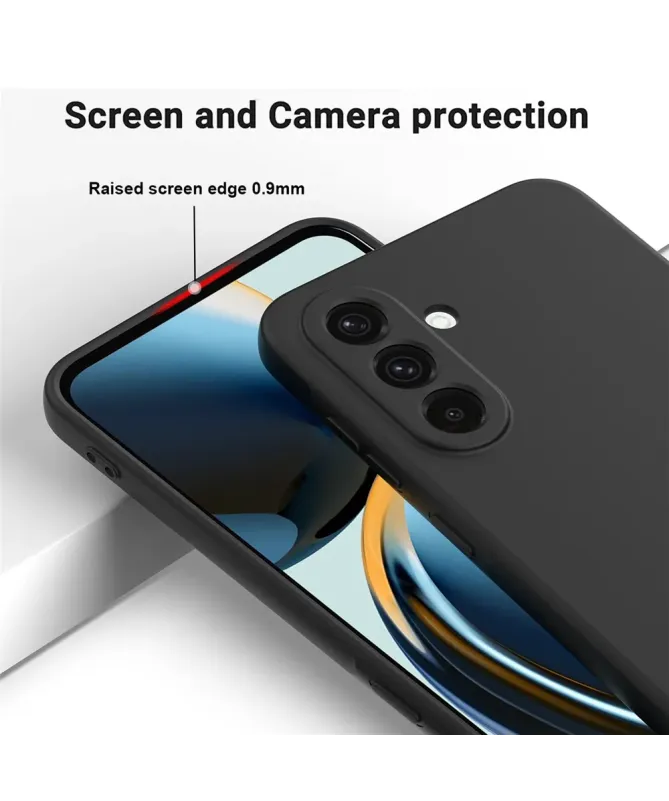 Coque Samsung Galaxy A17 5G Puro silicone liquide Noir - photo 3