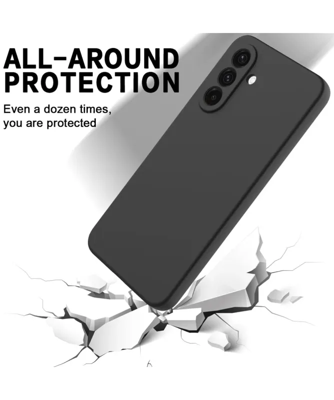 Coque Samsung Galaxy A17 5G Puro silicone liquide Noir - photo 4