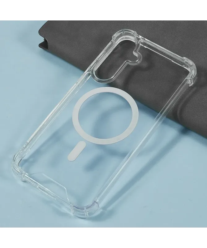 Coque Samsung Galaxy A17/A16 transparente MagSafe antichoc
