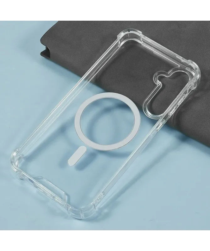 Coque Samsung Galaxy A17/A16 transparente MagSafe antichoc