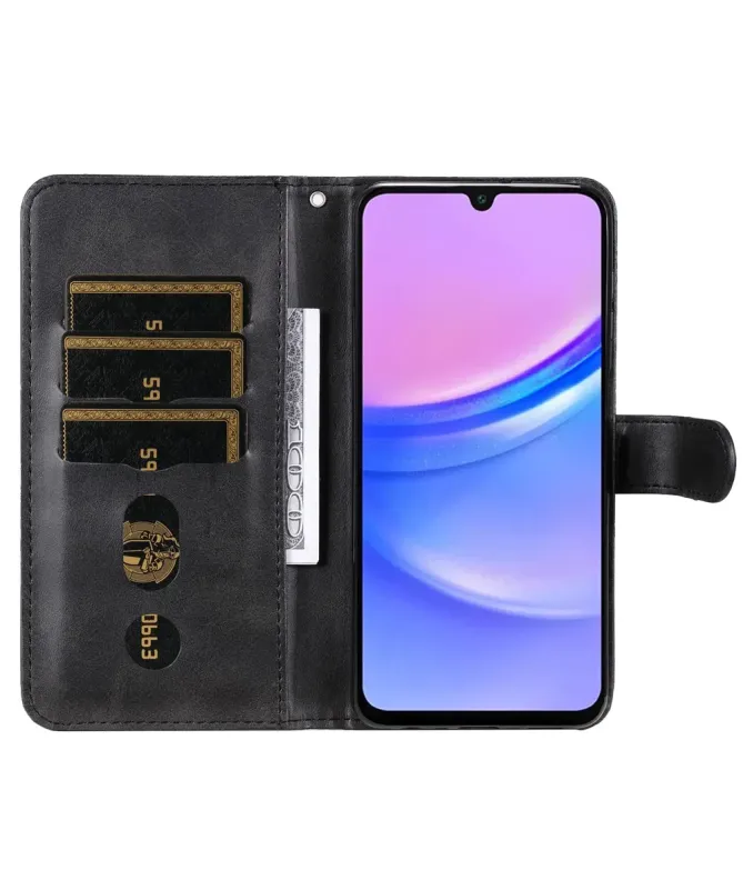 Housse Samsung Galaxy A17 5G Zipper Pocket Fonction Support Noir - photo 14