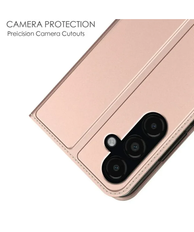 Housse Samsung Galaxy A17 5G Effet Cuir avec Support