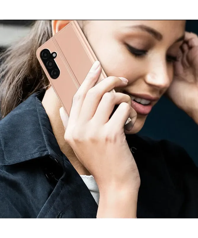 Housse Samsung Galaxy A17 5G Effet Cuir avec Support