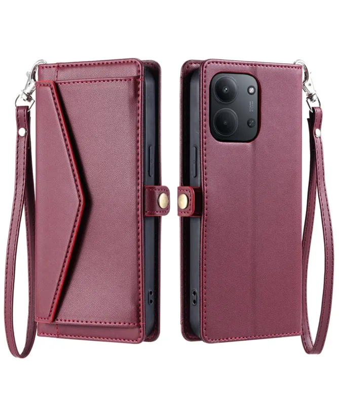 Housse Xiaomi Redmi 15C 4G Porte-cartes à Lanière | Solum