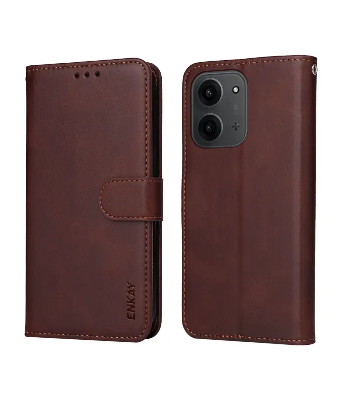 Housse Xiaomi Redmi 15C 4G Portefeuille avec Verre Trempé