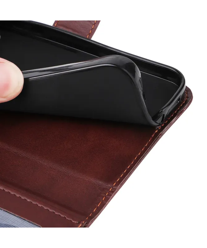 Housse Xiaomi Redmi 15C 4G Portefeuille avec Verre Trempé